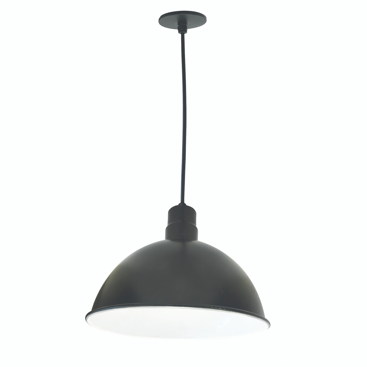 NRLM-16C3835BWLE4 16" Rlm LED Shade 3800LM 3500K Black/white 120V 0-10V/TRIAC/ELV