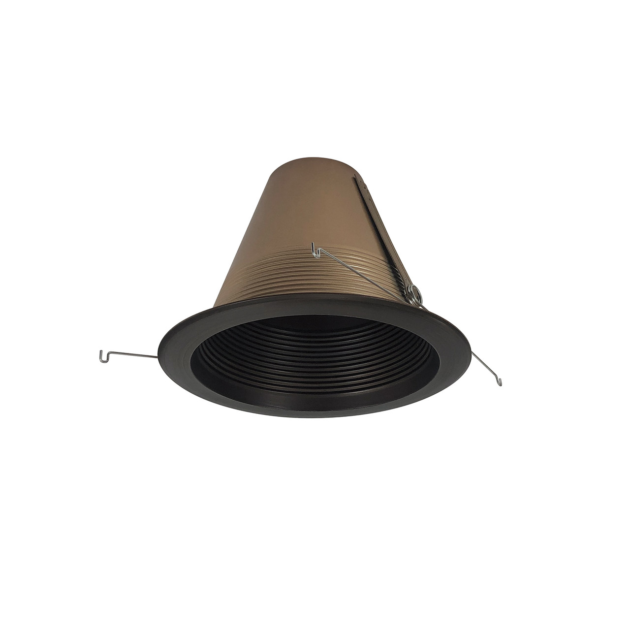 NTM-726BZ 6" Air-tight Baffled Lensless Shower Trim Bronze