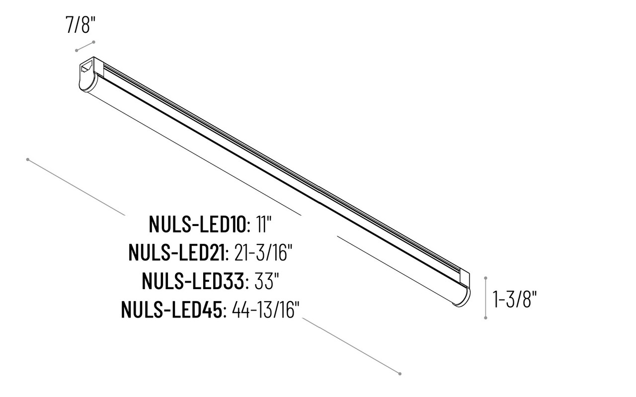 NULS-LED4540W Line Drawing