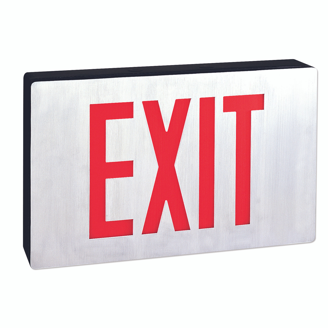 NX-615-LED/R2F Die-cast LED Exit Signs With Battery Backup And Self Diagnostic