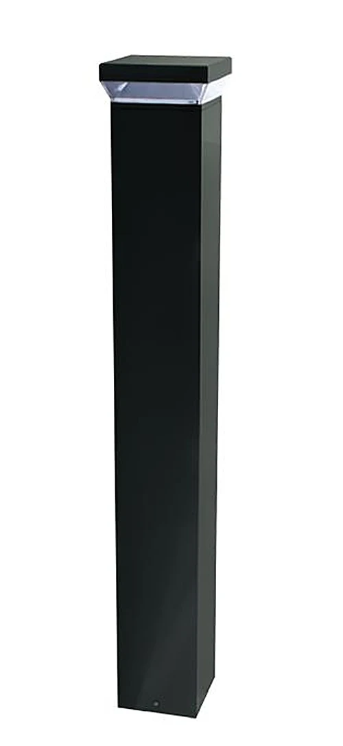 BLED12 LED Square Bollard 42" 12W Cool 2X6W 90 DEG Bronze