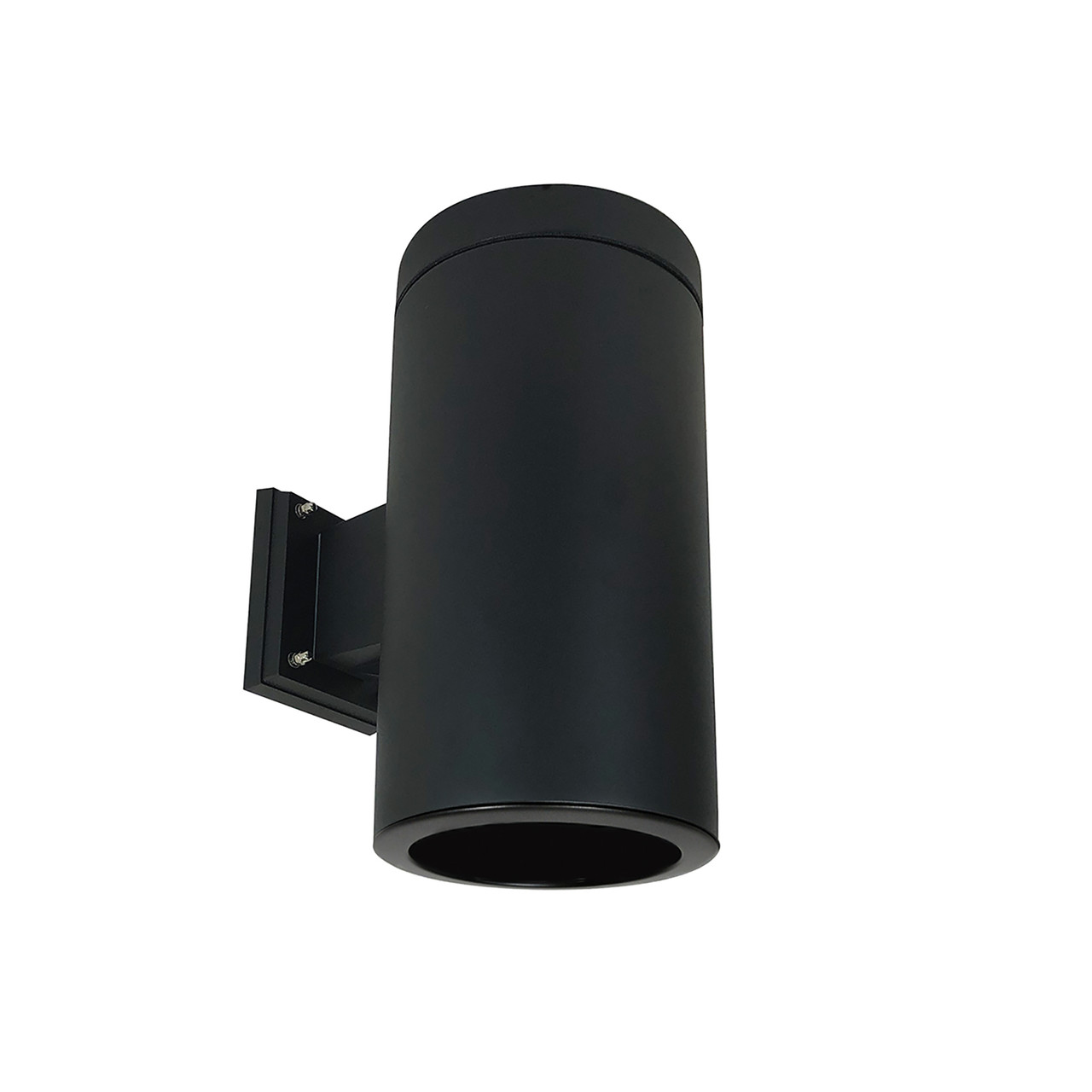 NYLI-6WI1BBB 6" Cylinder Black Wall Mount Incandescent Refl. Black