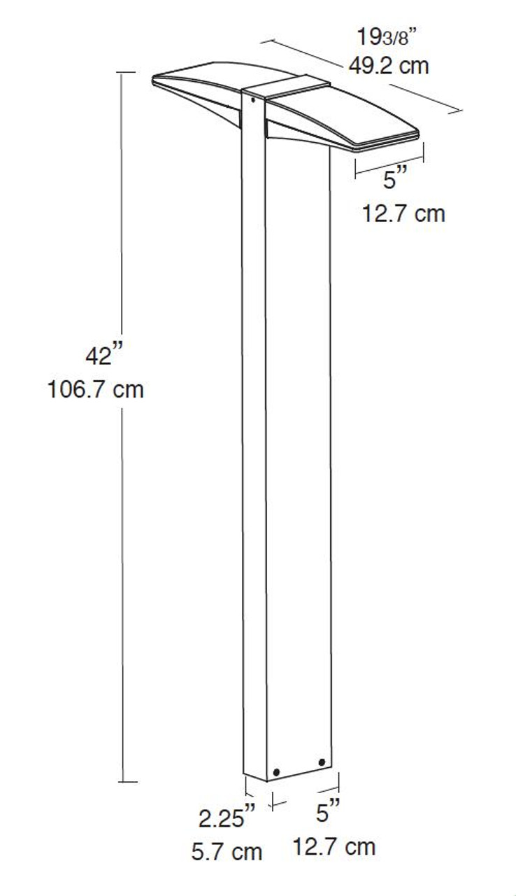 BLED2X13NW Landscape 3304 Lumens BLED 42 Inches Square 26W 4000K White
