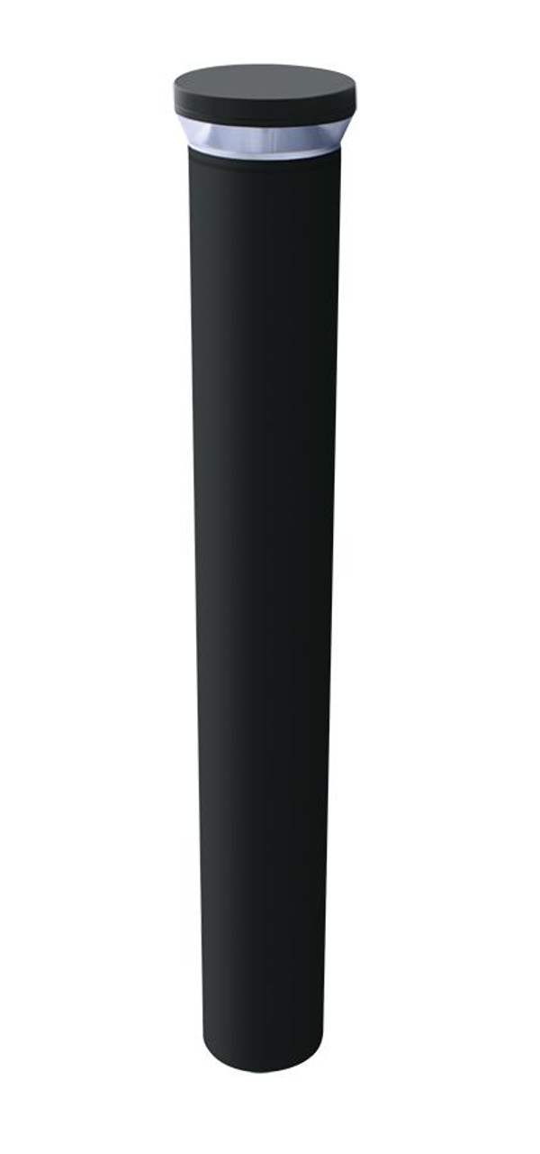 BLEDR18Y/D10 LED Round Bollard 42" 18W Warm 3X6W 90 DEG Bronze Dim
