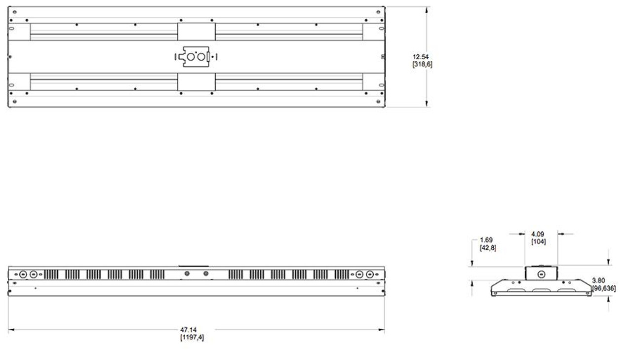 ARBAY4175N8CP  Aerobay 4FT 175W 4000K Neutral LED Dim 120V 8FT Cord And 5-15P