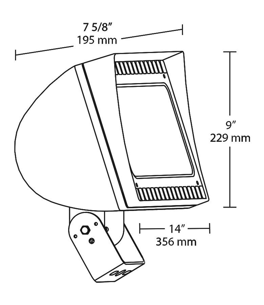 FXLED150TCR  Flood 20686 Lumens Fxled 150W 5000K Cool LED Corrosion Resistant