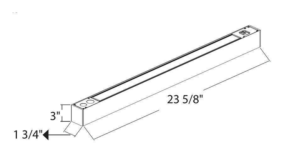 BOA2PLS/PIR BOA 2' Downlight 20/14/12/10/5W Pendant 3000K/3500K/4000K Louver