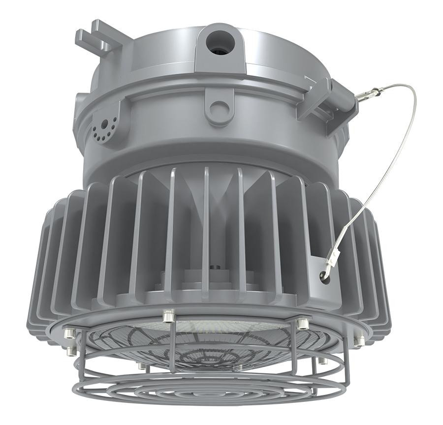 HAZLED120CCG480  Hazardous Location 120W 5000K Ceiling Clear Globe 480B Gray