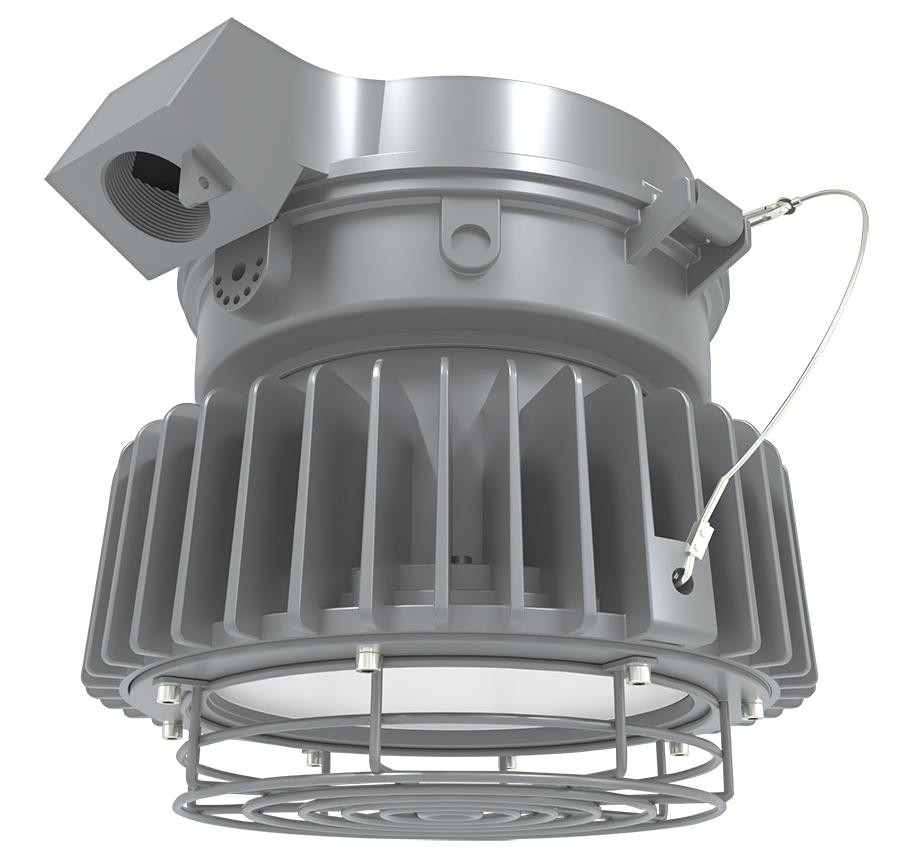 HAZLED120SFF  Hazardous Location 120W 5000K Stanchion Frost Flat Gray