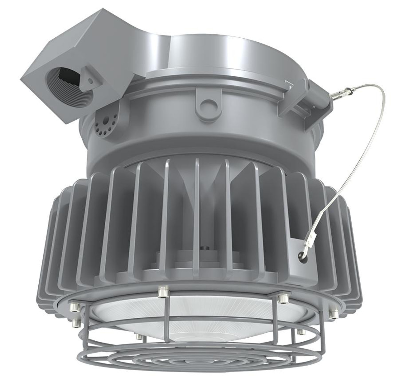 HAZLED120SFG  Hazardous Location 120W 5000K Stanchion Frost Globe Gray