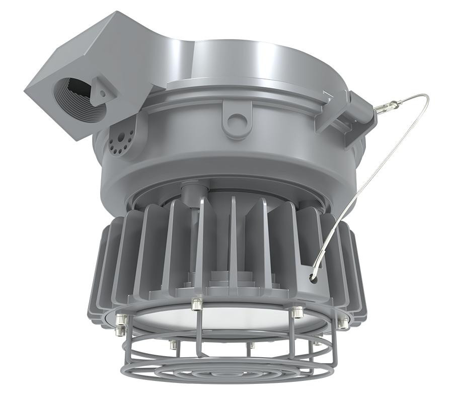 HAZLED30SFF  Hazardous Location 30W 5000K Stanchion Frost Flat Gray