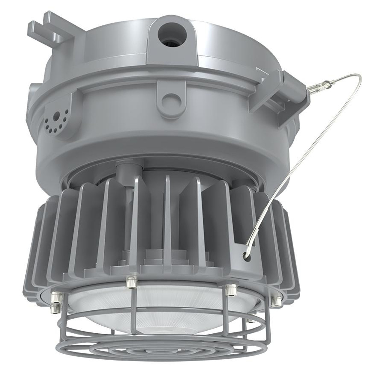 HAZLED60CFG  Hazardous Location 60W 5000K Ceiling Frost Globe Gray