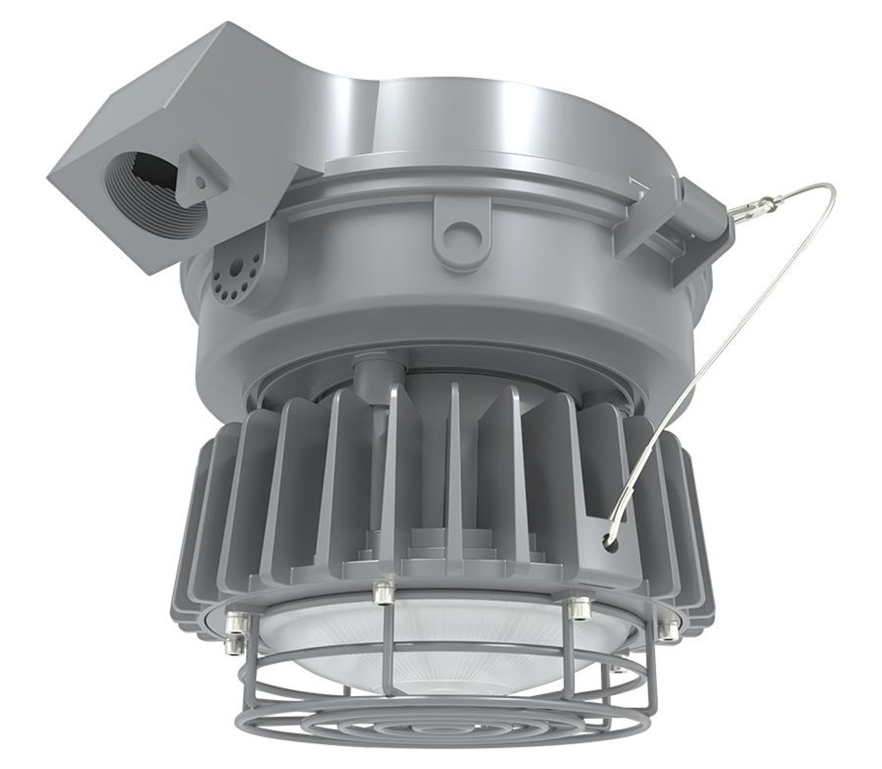 HAZLED60SFG  Hazardous Location 60W 5000K Stanchion Frost Globe Gray