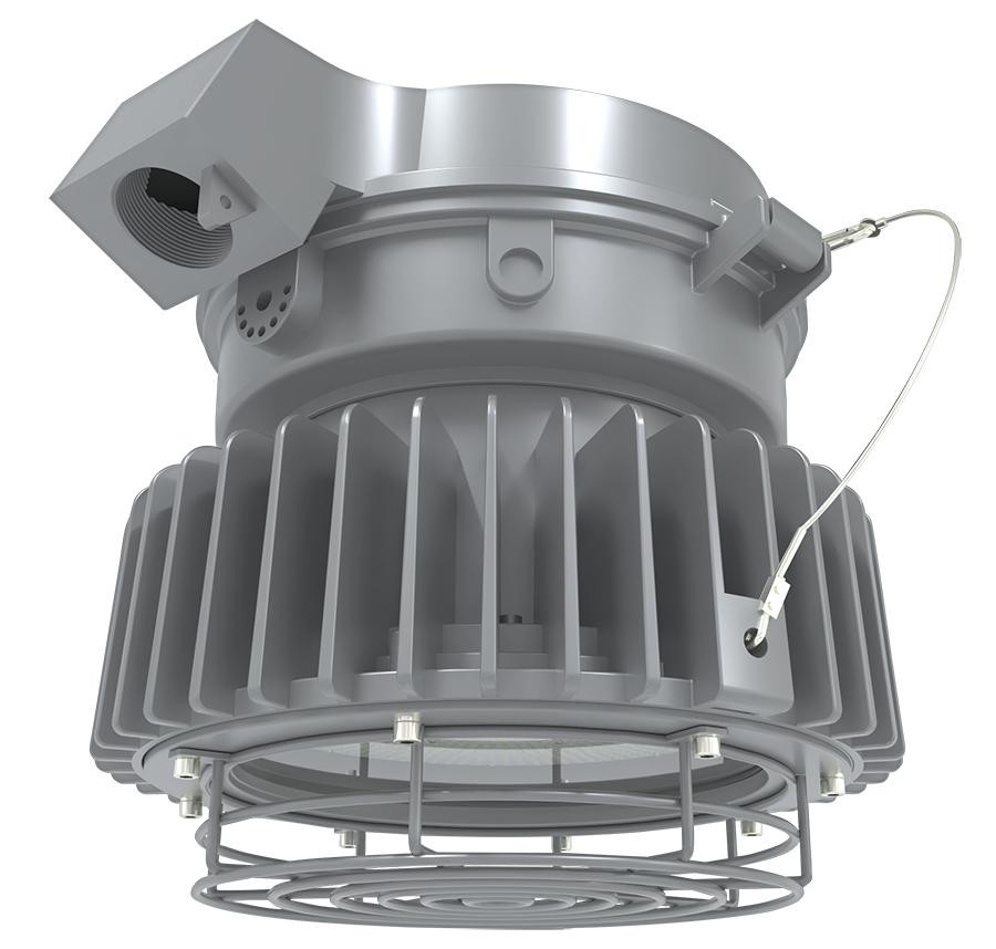 HAZLED80SCF  Hazardous Location 80W 5000K Stanchion Clear Flat Gray