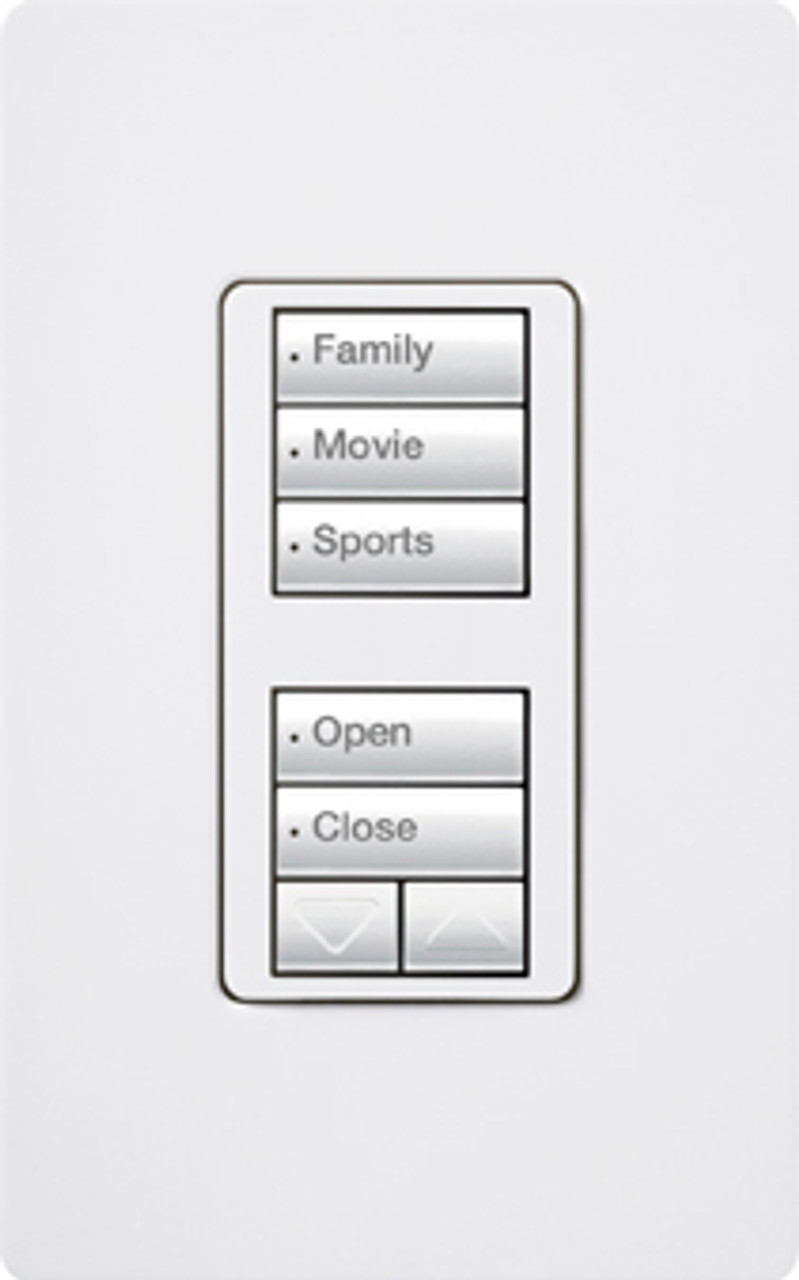 RRD-HN1RLD-PD  Lutron Radiora 2 Seetouch Led+ Hybrid Keypad, Dual Group