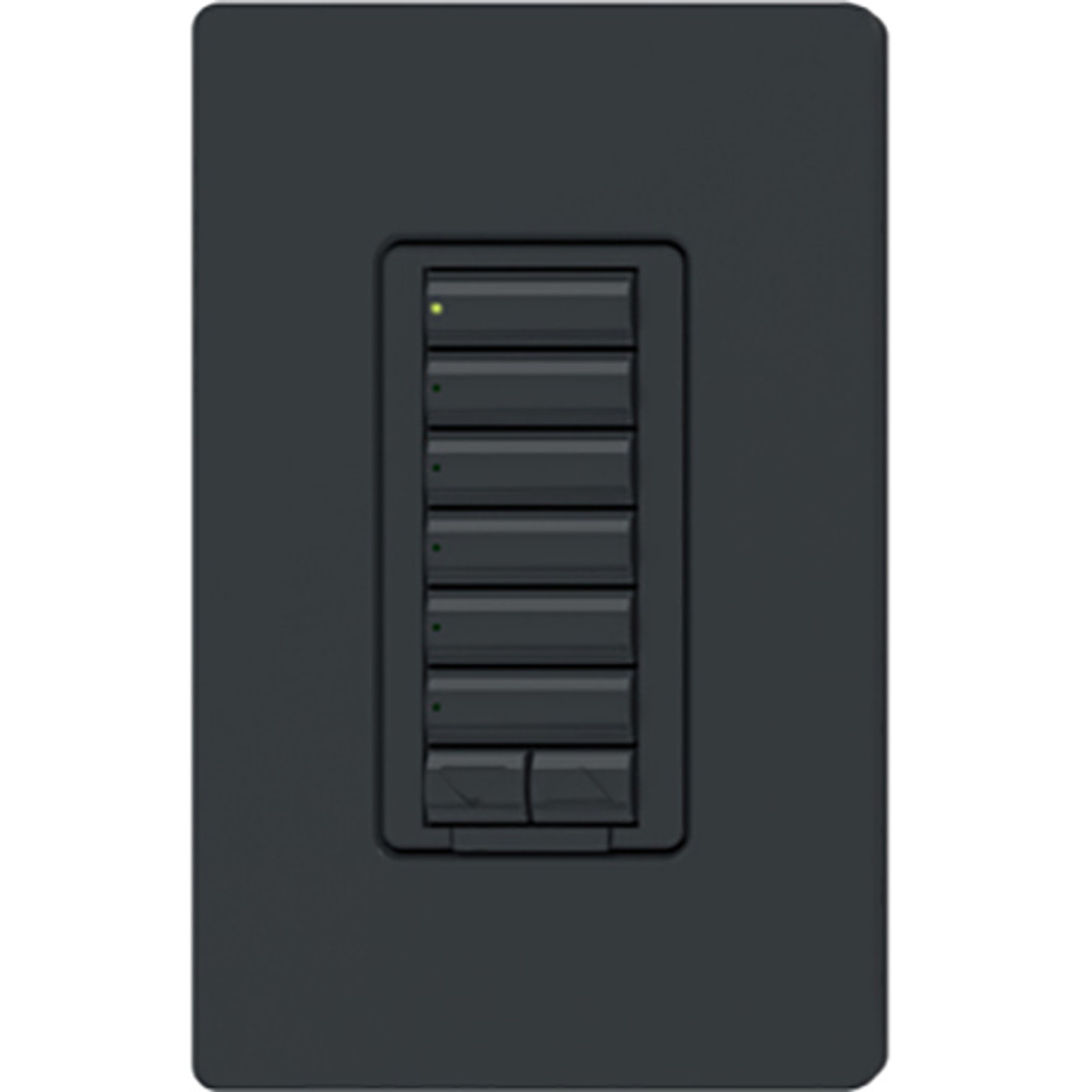 RRD-HN6BRL-BL  Lutron Radiora 2 Seetouch Led+ Hybrid Keypad, 6 Button With Raise/lower-