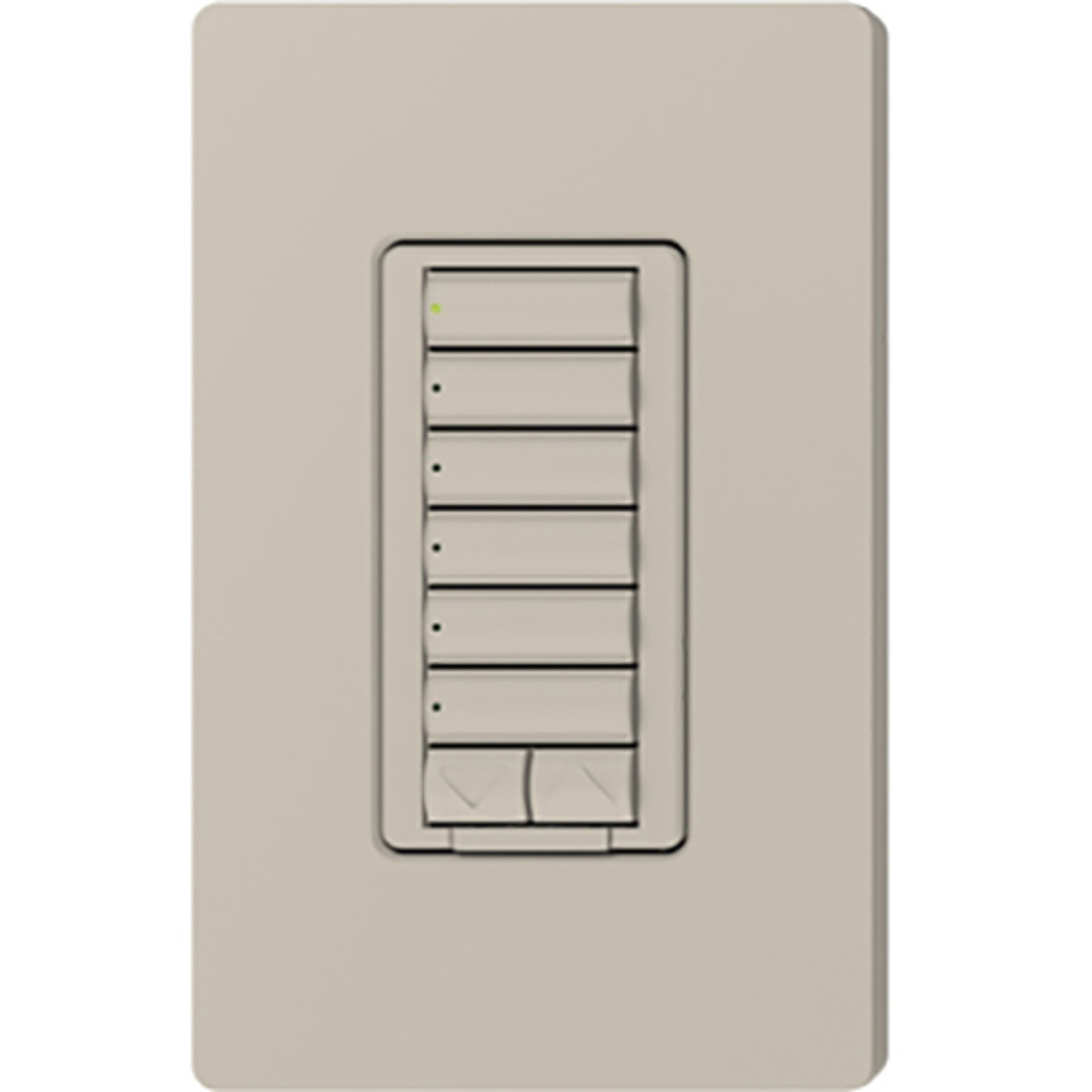 RRD-HN6BRL-TP  Lutron Radiora 2 Seetouch Led+ Hybrid Keypad, 6 Button With Raise/lower-