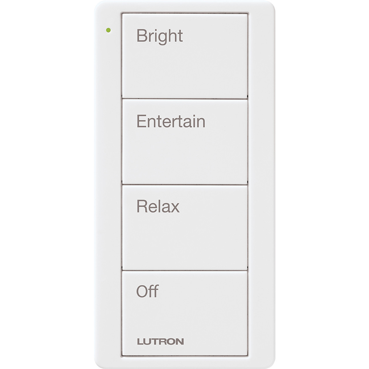 PJ2-4B-GWH-P03  Pico Wireless Control, 4-BUTTON, 434 Mhz, Scene Control Of Lights