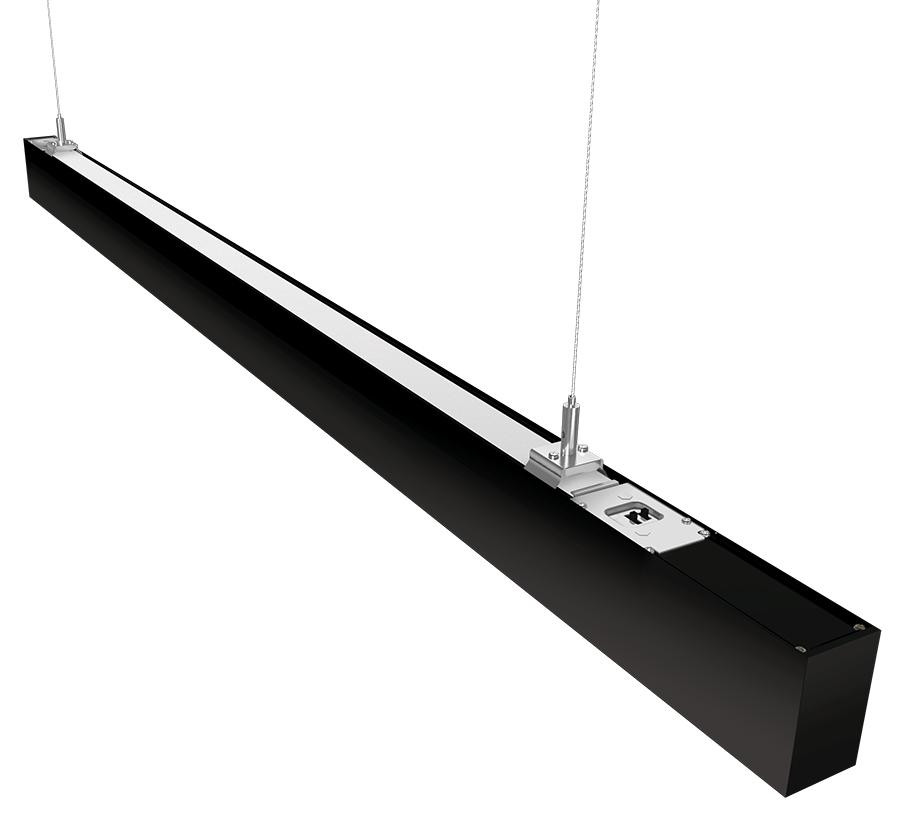 BOA4PUB/PIR/E BOA 4' Up & Downlight Max 40W Pendant 3000K/3500K/4000K Flat