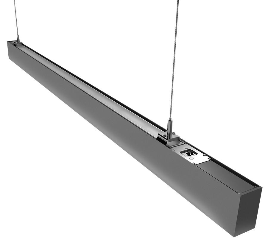 BOA4PUS/PIR BOA 4' Up & Downlight Max 40W Pendant 3000K/3500K/4000K Flat