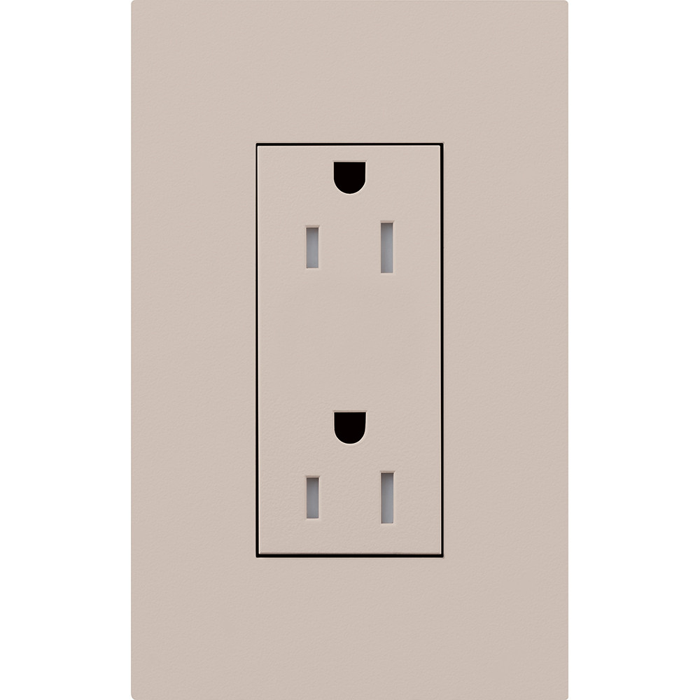 LTR-15-TR-TP  Architectural Style, Duplex 15 A Receptacle, Tamper Resistant
