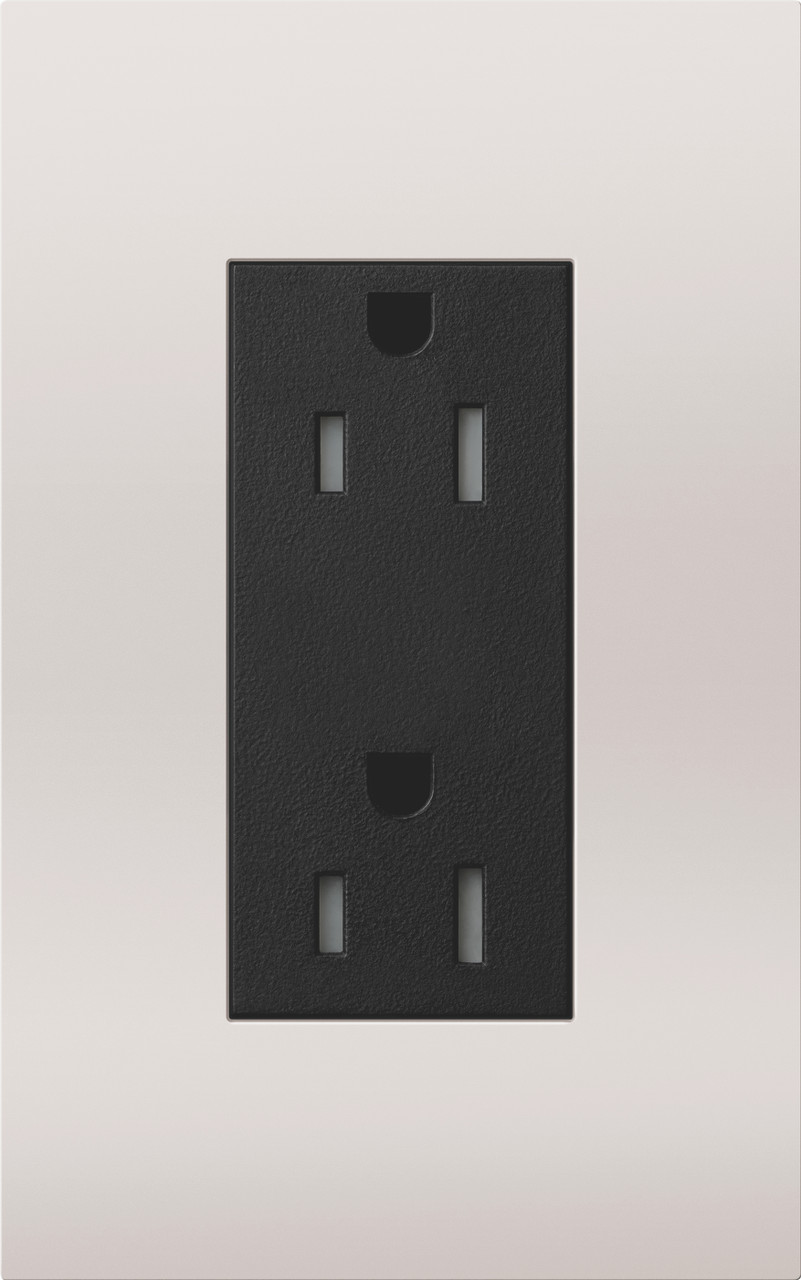 LTR-F15-TR-BC  Duplex 15 A Receptacle, Tamper Resistant, 125V/15A With Faceplate