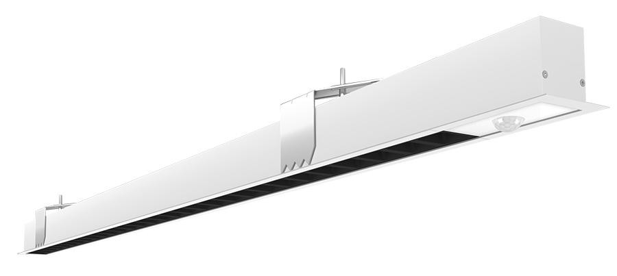 BOA4RL/PIR/E BOA 4' Downlight 40/28/24/20/10W Recessed 3000K/3500K/4000K Louver