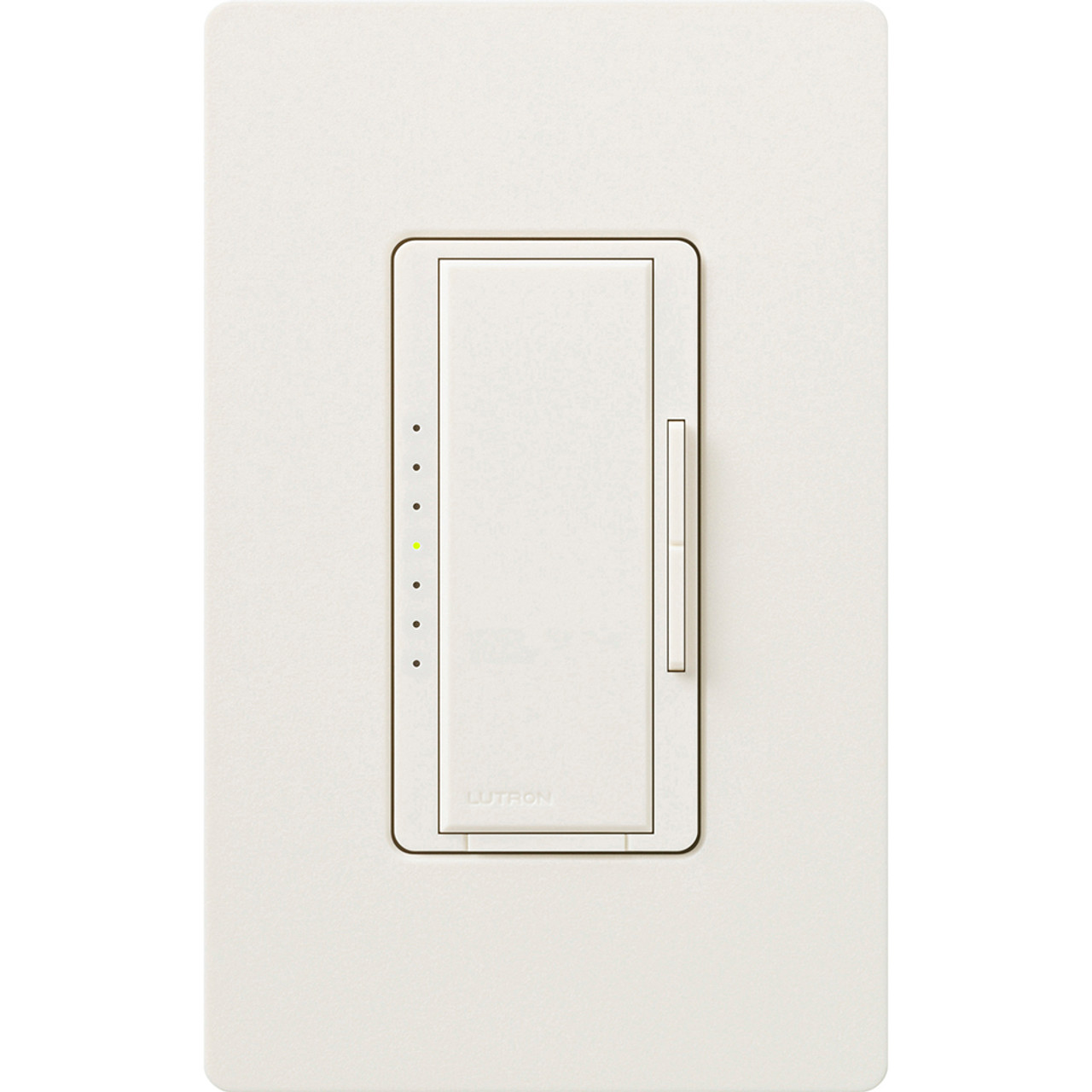 MSCLV-600M-BI  Maestro Dimmer - Satin Finish, Magnetic Low-voltage, Multi-location/single-pole