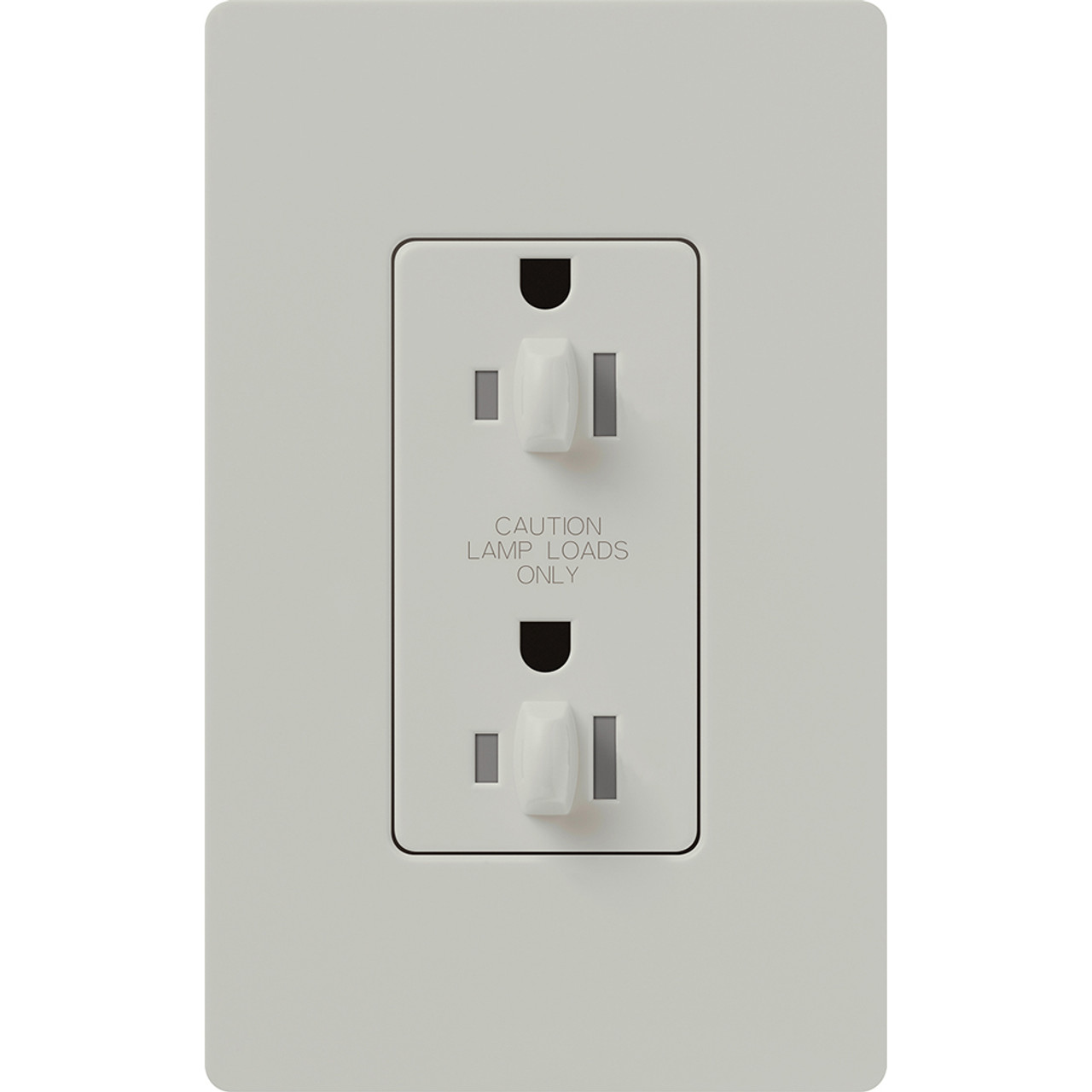 SCR-15-DDTR-PD  Claro, Satin, Dual Dimming, Tamper Resistant Receptacle, 15A/125V