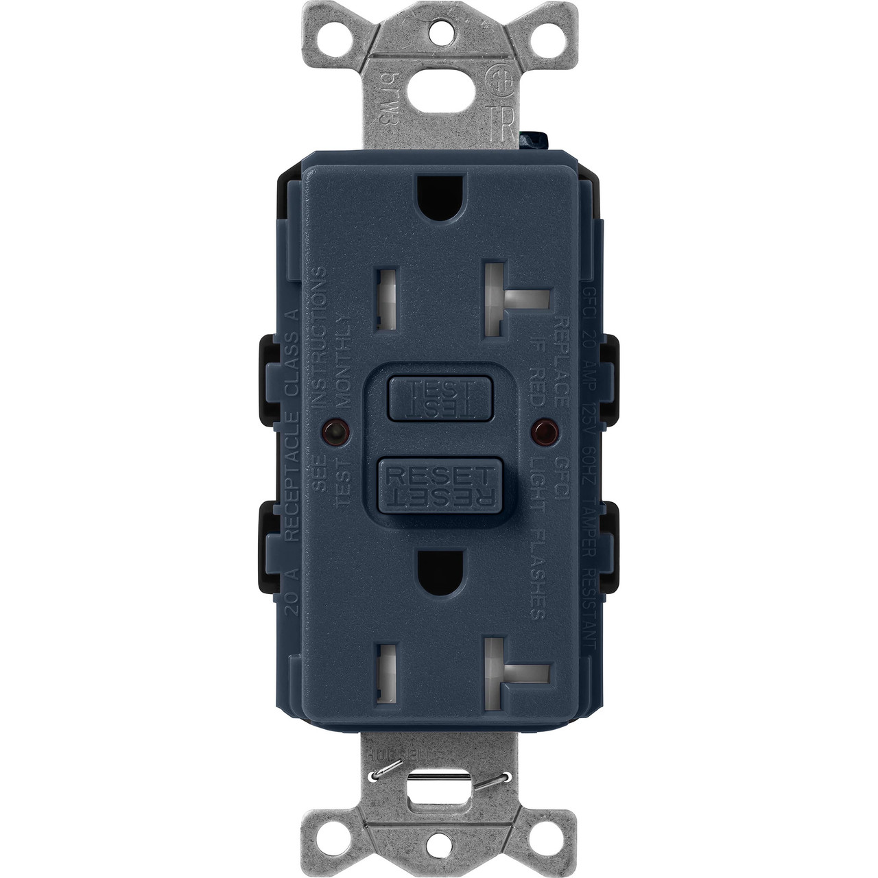 SCR-20-GFST-DE  Lutron Claro Tamper-resistant Gfci Duplex Receptacle, 20-AMP