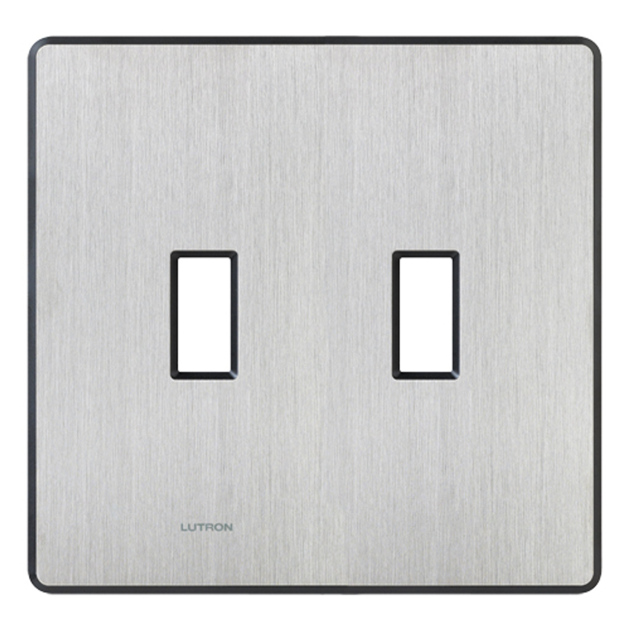 FW-2-SS  Fassada, Stainless Steel, Two-gang Wallplate