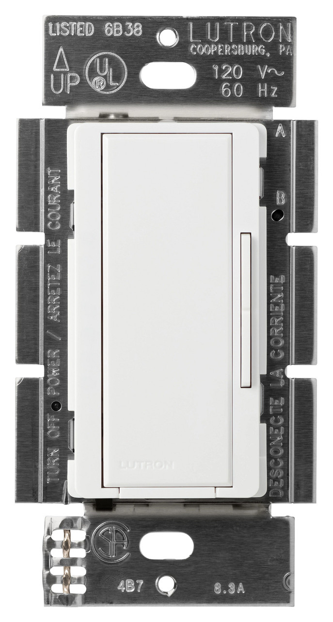MA-RH-WH  Maestro Companion Dimmer For Multi-location Use, 120V, Gloss