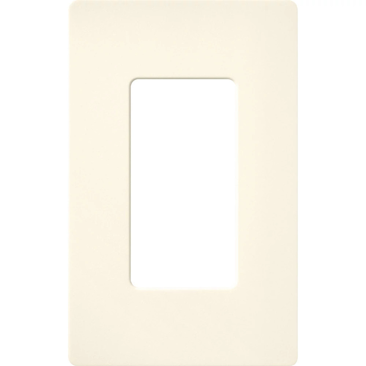 SC-1-BI  Claro Wallplate, Satin Finish, Single-gang In Biscuit