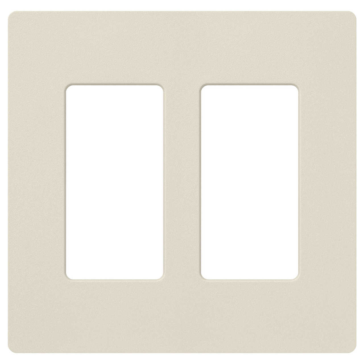 SC-2-PM  Claro Wallplate, Satin Finish, Two-gang In Pumice