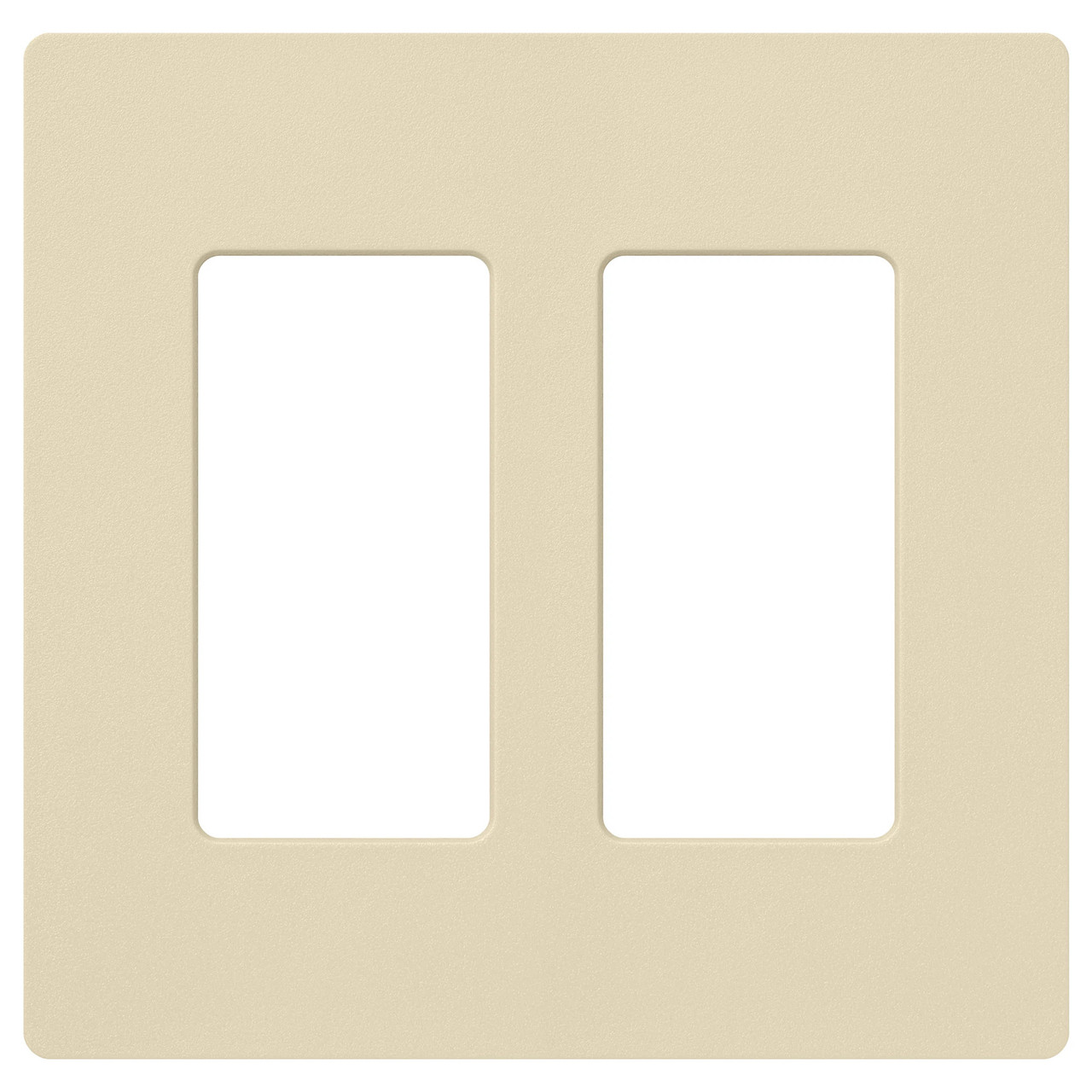 SC-2-SD  Claro Wallplate, Satin Finish, Two-gang In Sand