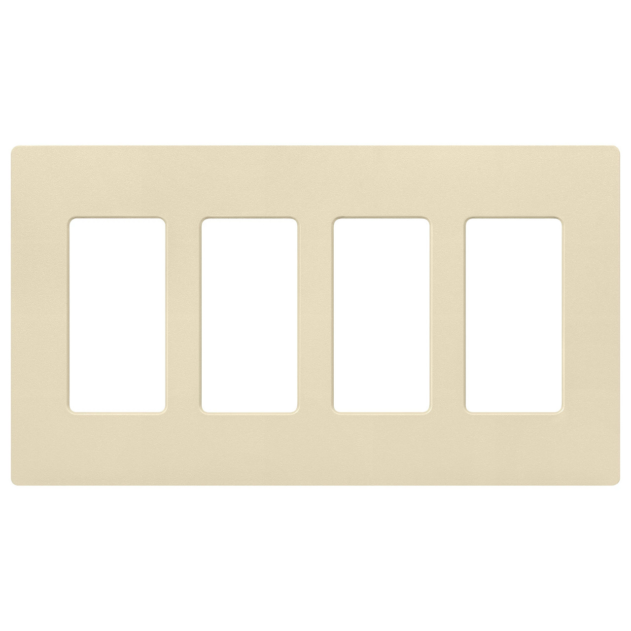 SC-4-SD  Claro Wallplate, Satin Finish, Four-gang In Sand