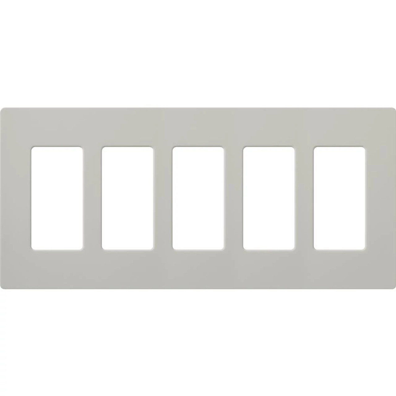 SC-5-MI  Claro Wallplate, Satin Finish, Five-gang In Mist