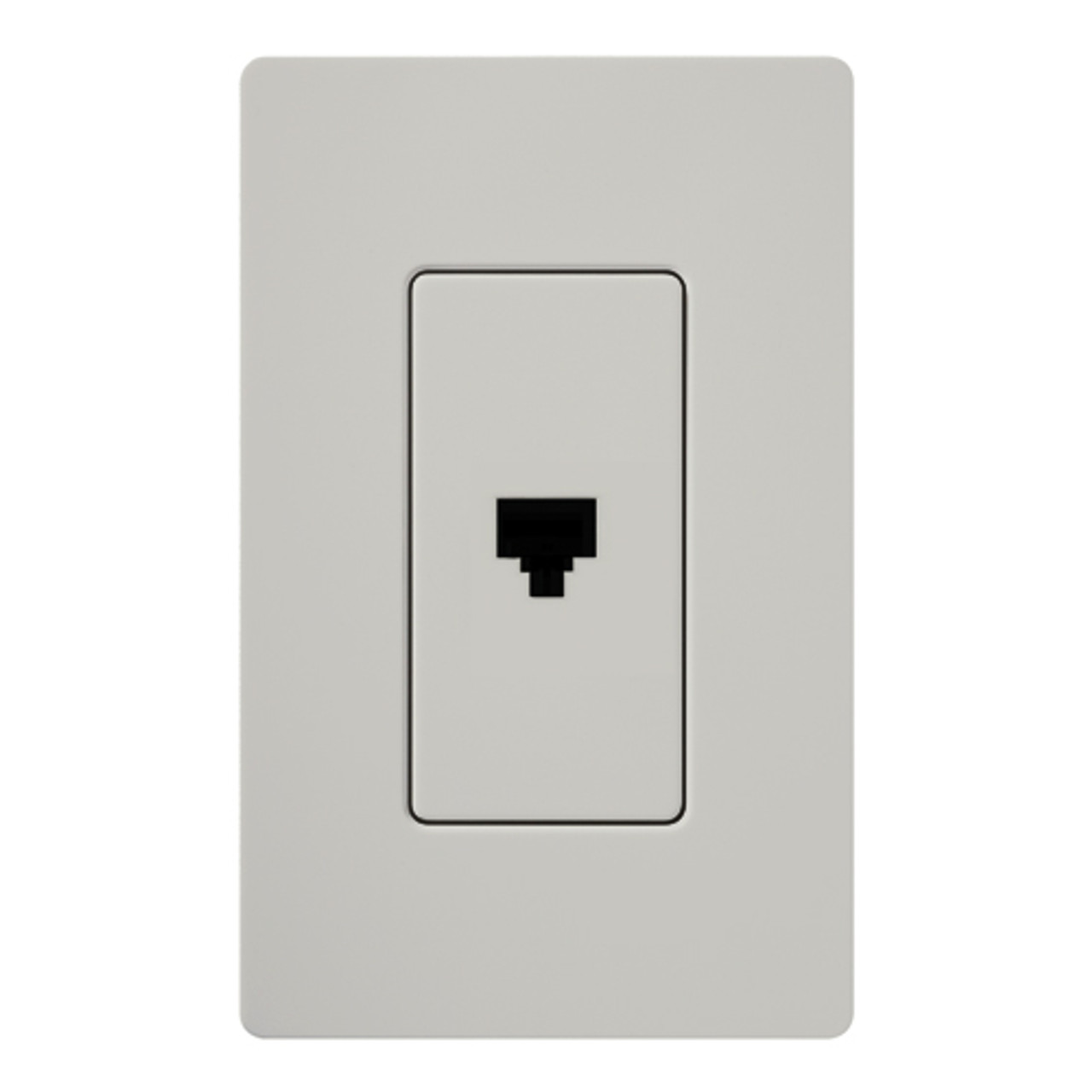 SC-PJ-PD  Claro, Satin, Single Telephone Jack In Palladium