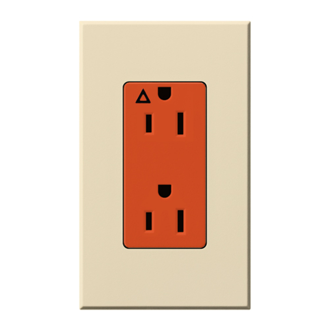 NTR-15-IG-OR-BE  Duplex Isolated Ground 15 A Receptacle, 125V/15A In Beige