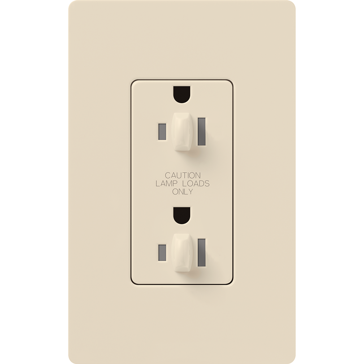 NTR-20-DDTR-LA  Architectural, Dual Dimming, Tamper Resistant Receptacle (gloss)