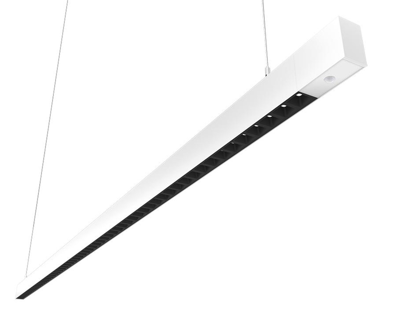 BOA8PLW/PIR/E BOA 8' Downlight 80/56/48/40/20W Pendant 3000K/3500K/4000K Louver