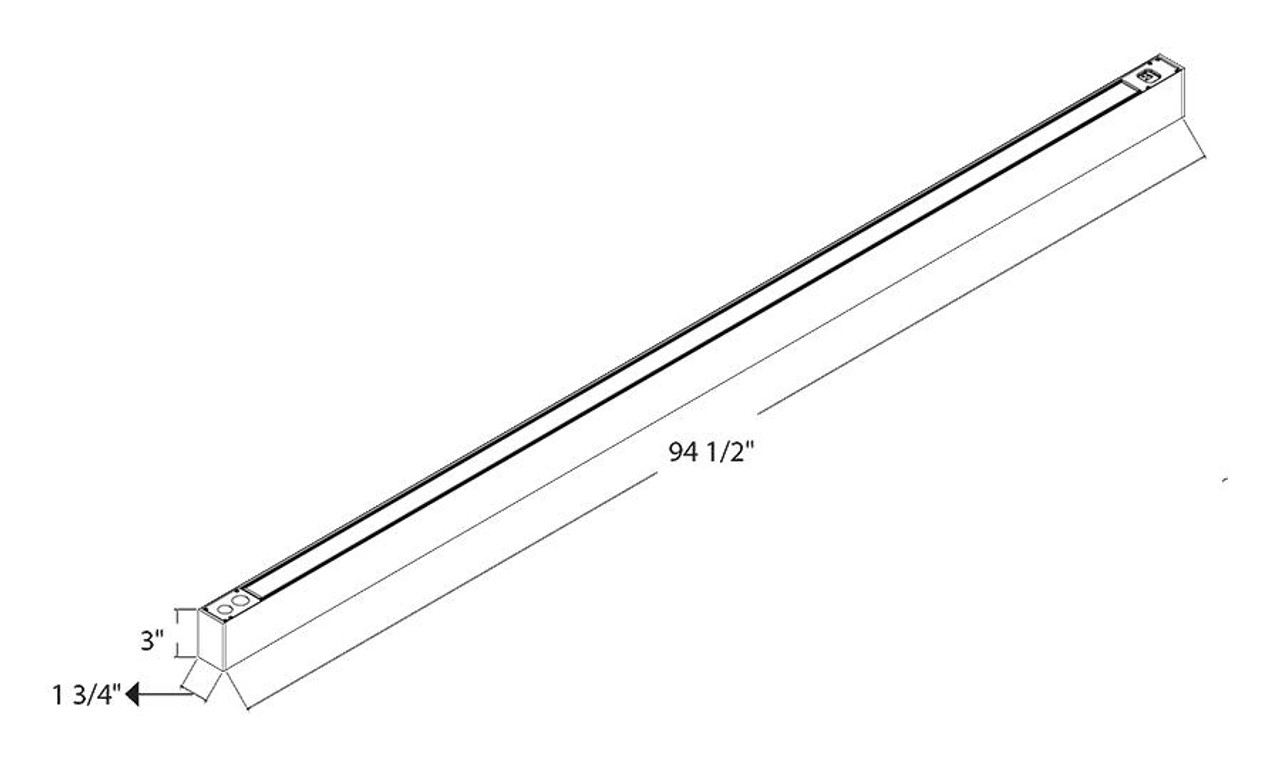BOA8PLW/PIR/E BOA 8' Downlight 80/56/48/40/20W Pendant 3000K/3500K/4000K Louver