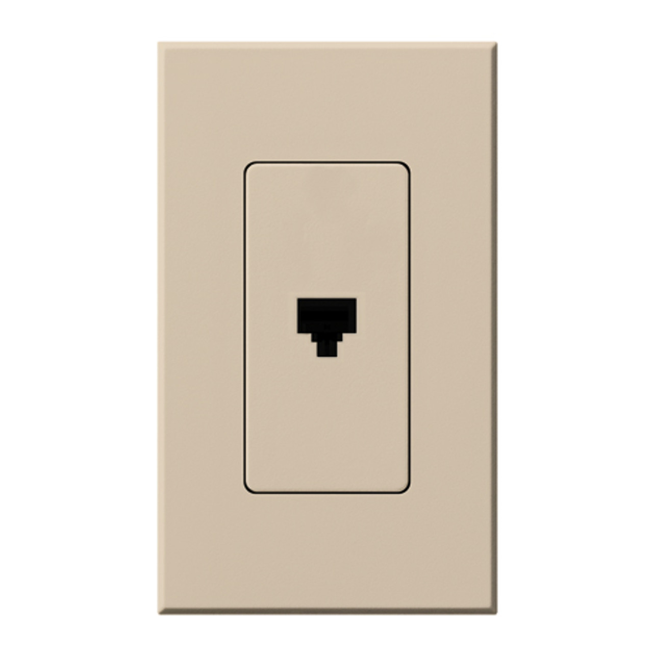 NT-PJ-TP  Nova T 8-CONDUCTOR Telephone Jack, RJ11, Single Port In Taupe