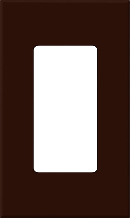 NT-R3-NFB-BR  Nova T Single-gang Wallplate, Small Opening, No Fins Broken