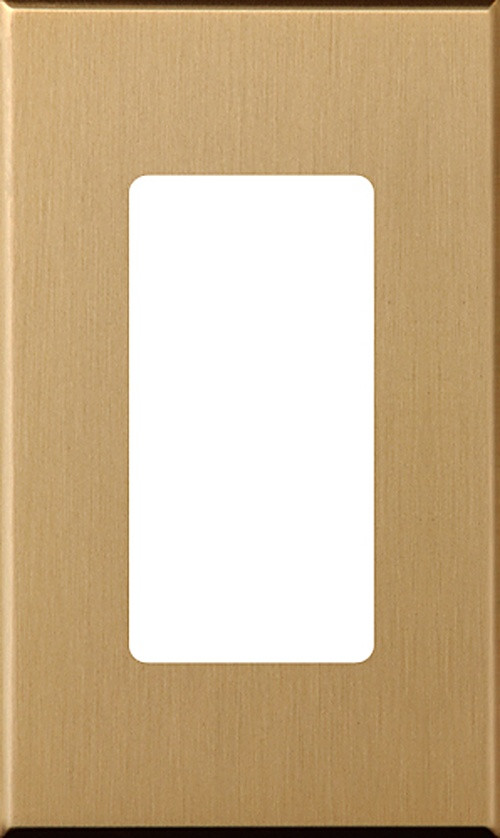 NT-R3-NFB-SB  Nova T Single-gang Wallplate, Small Opening, No Fins Broken