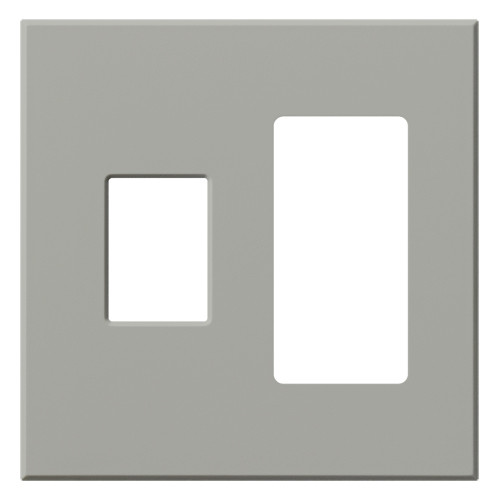 VWP-2CR-GR  Multigang Vwp Series Wallplate For Vareo, Nova T And Grafik Eye
