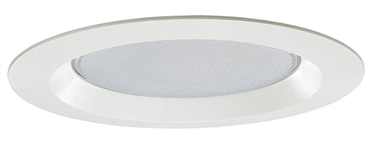20-PW  6" LED, Line Voltage, Albalite Trim with Torsion Springs, Plastic White Trim