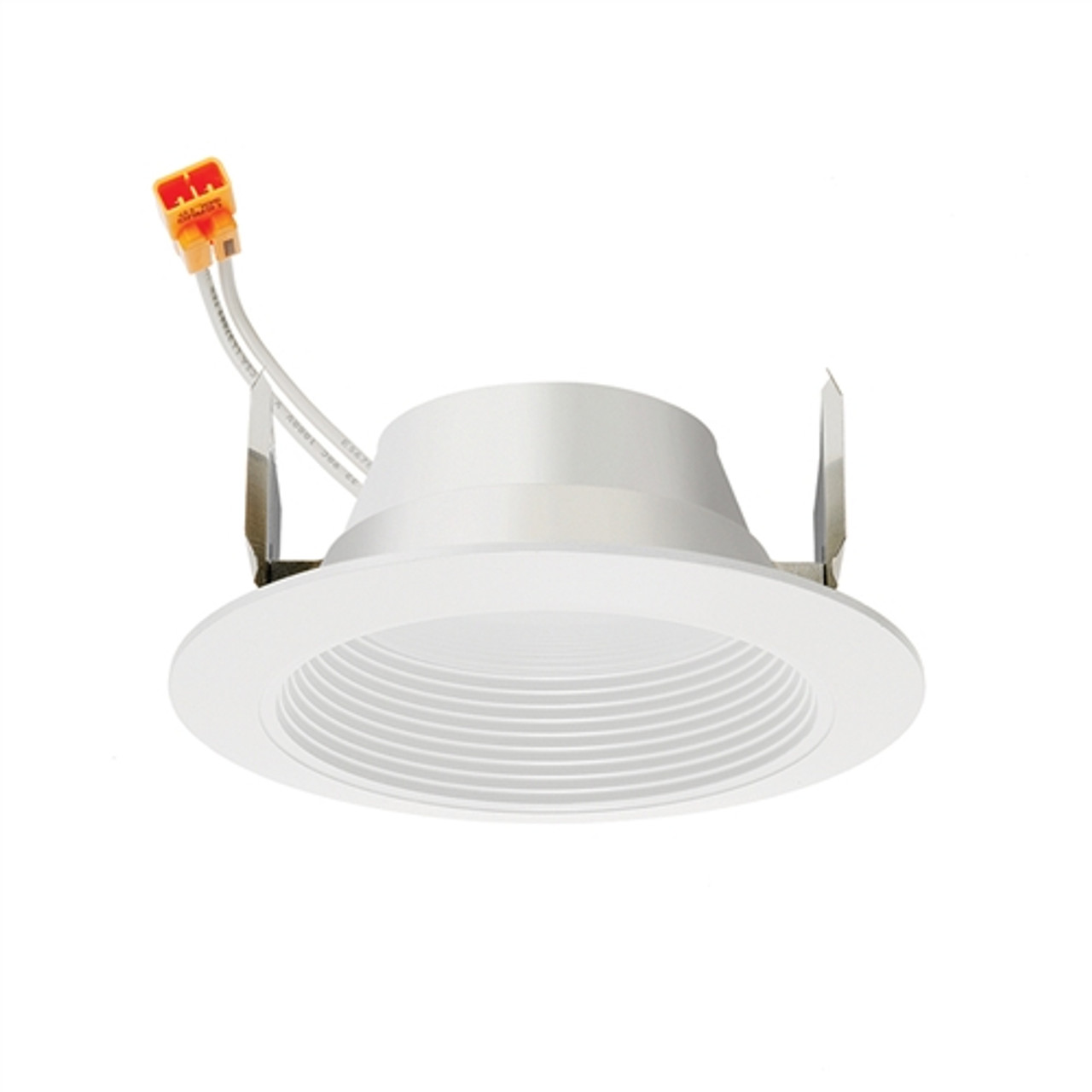 Downlight 4" LED Retrofit Baffle Trim 3500K, 90 CRI, 900 Lumens, White Finish