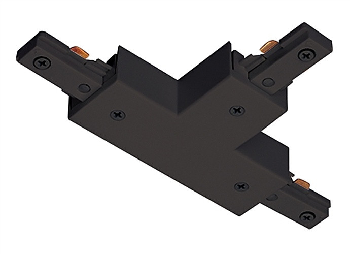 R25BL  Trac Lites T Connector, Black Color