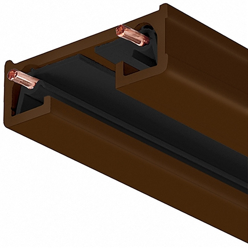 R4BZ  4 ft Track - Trac Lites Line Voltage Track System, Bronze Color